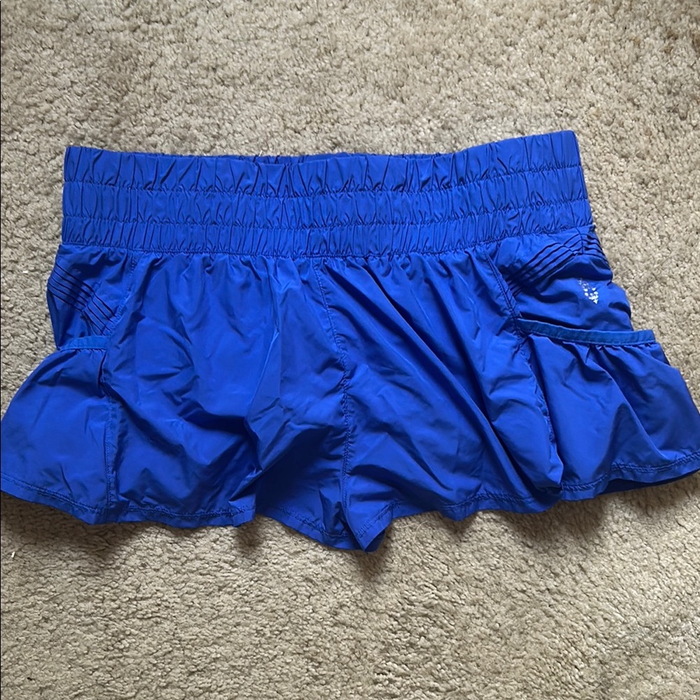 FP Movement by Free People Blue Get Your Flirt On Shorts